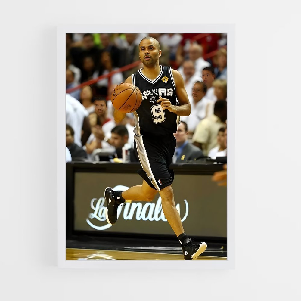 ap-tony parker-9 cadre Blanc