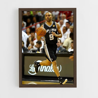 ap-tony parker-9 cadre Bois foncé