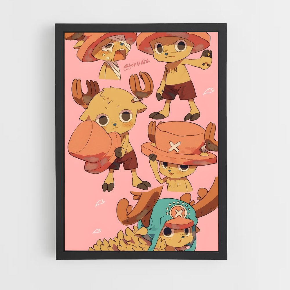 ap-tony tony chopper-3 cadre Noir