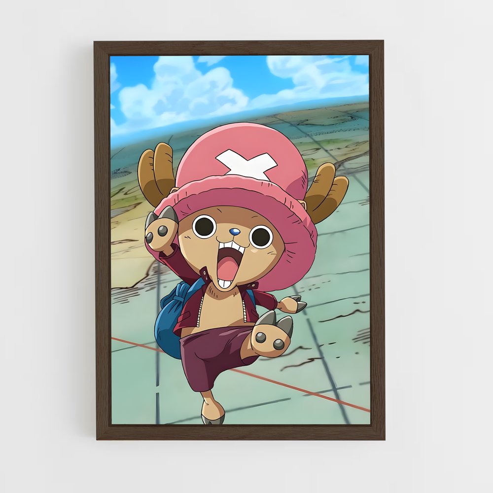 ap-tony tony chopper-5 cadre Bois foncé