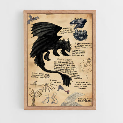 ap-toothless-2 cadre Bois clair