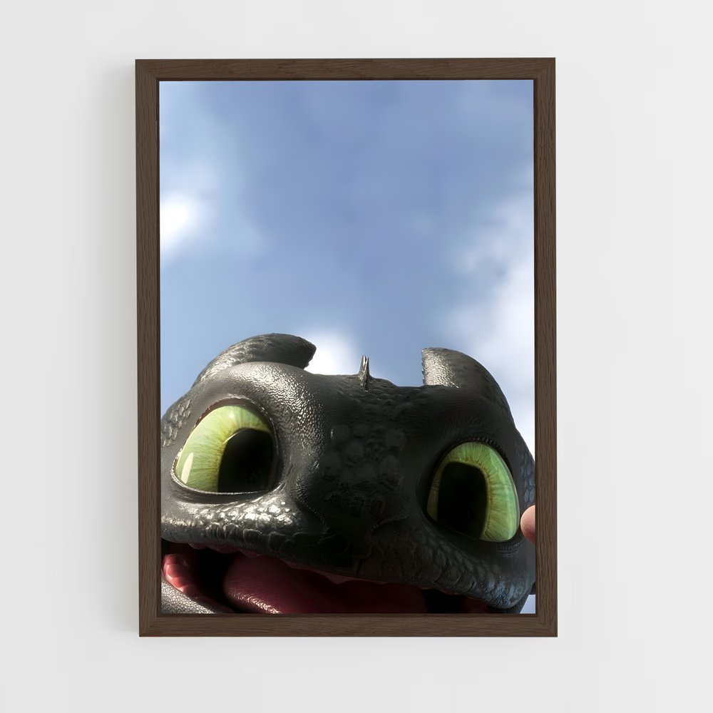 ap-toothless-3 cadre Bois foncé