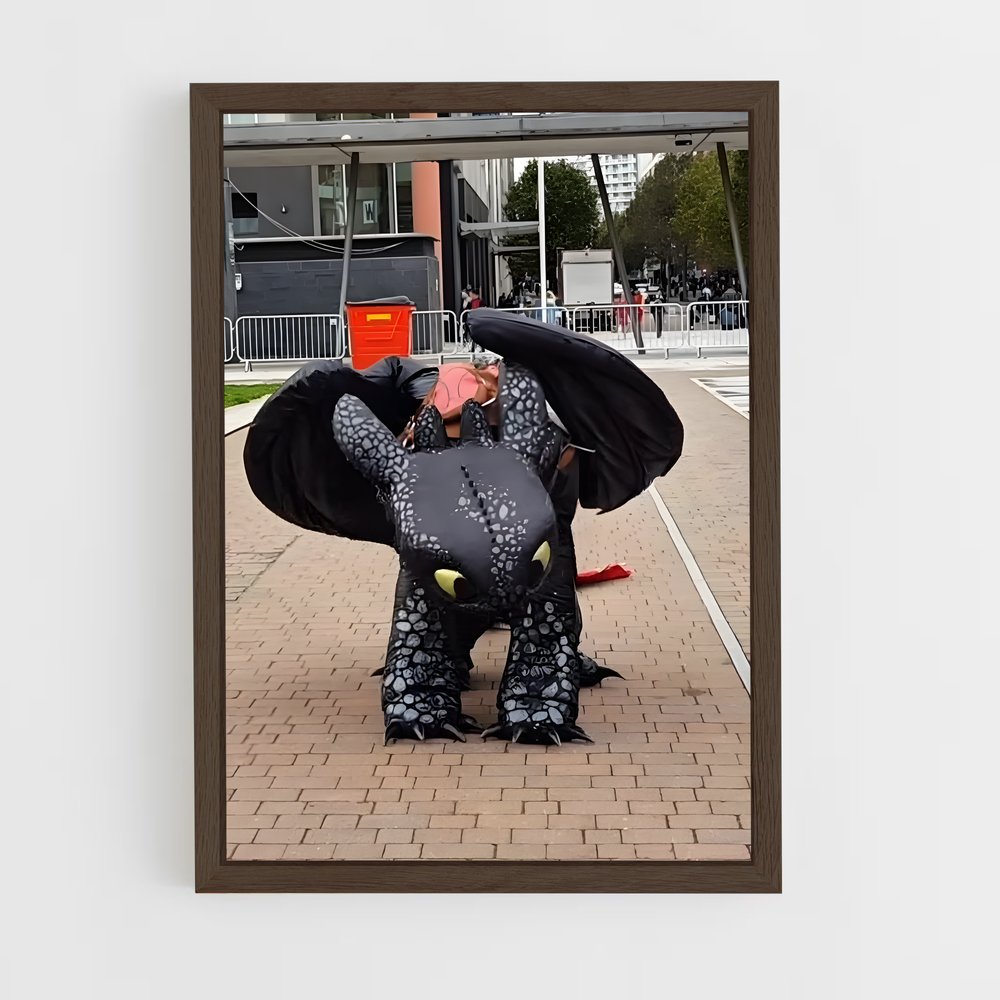 ap-toothless-4 cadre Bois foncé