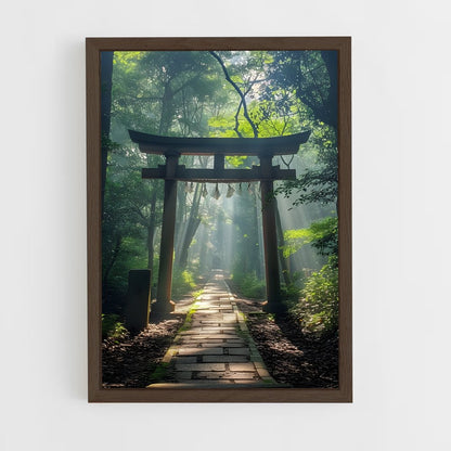 ap-torii gate-1 cadre Bois foncé