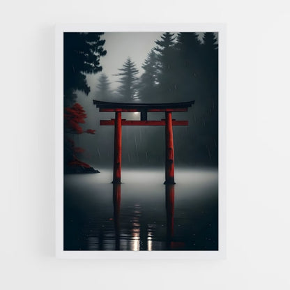 ap-torii gate-12 cadre Blanc