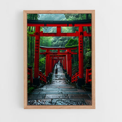 ap-torii gate-3 cadre Bois clair