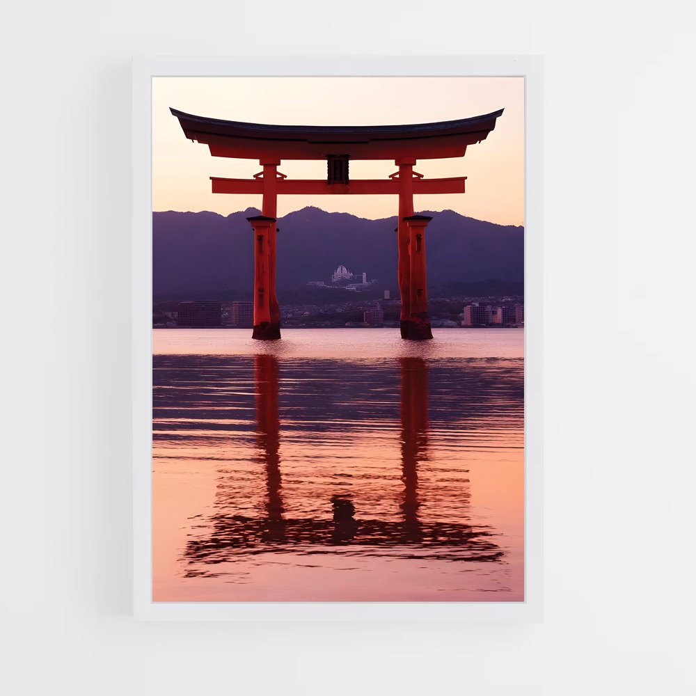 ap-torii gate-6 cadre Blanc