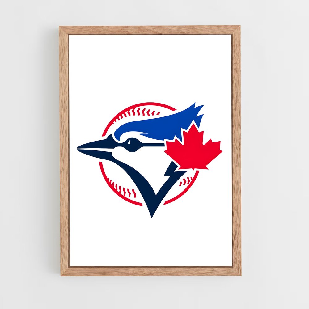 ap-toronto blue jays-4 cadre Bois clair