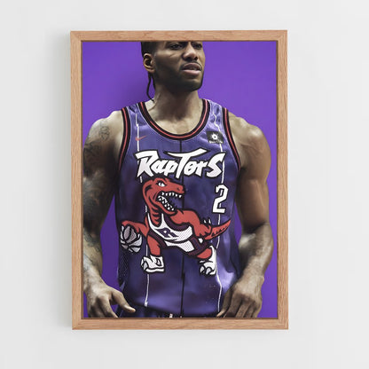 ap-toronto raptors-1 cadre Bois clair