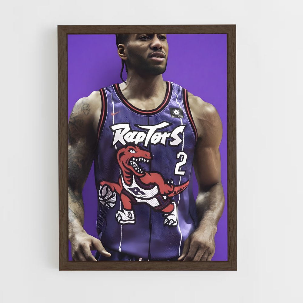 ap-toronto raptors-1 cadre Bois foncé
