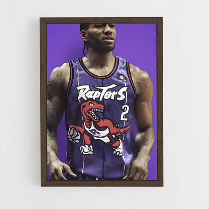 ap-toronto raptors-1 cadre Bois foncé