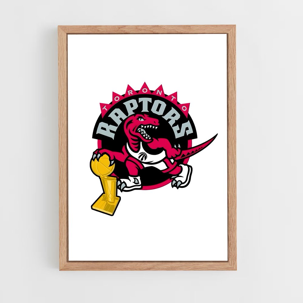 ap-toronto raptors-2 cadre Bois clair