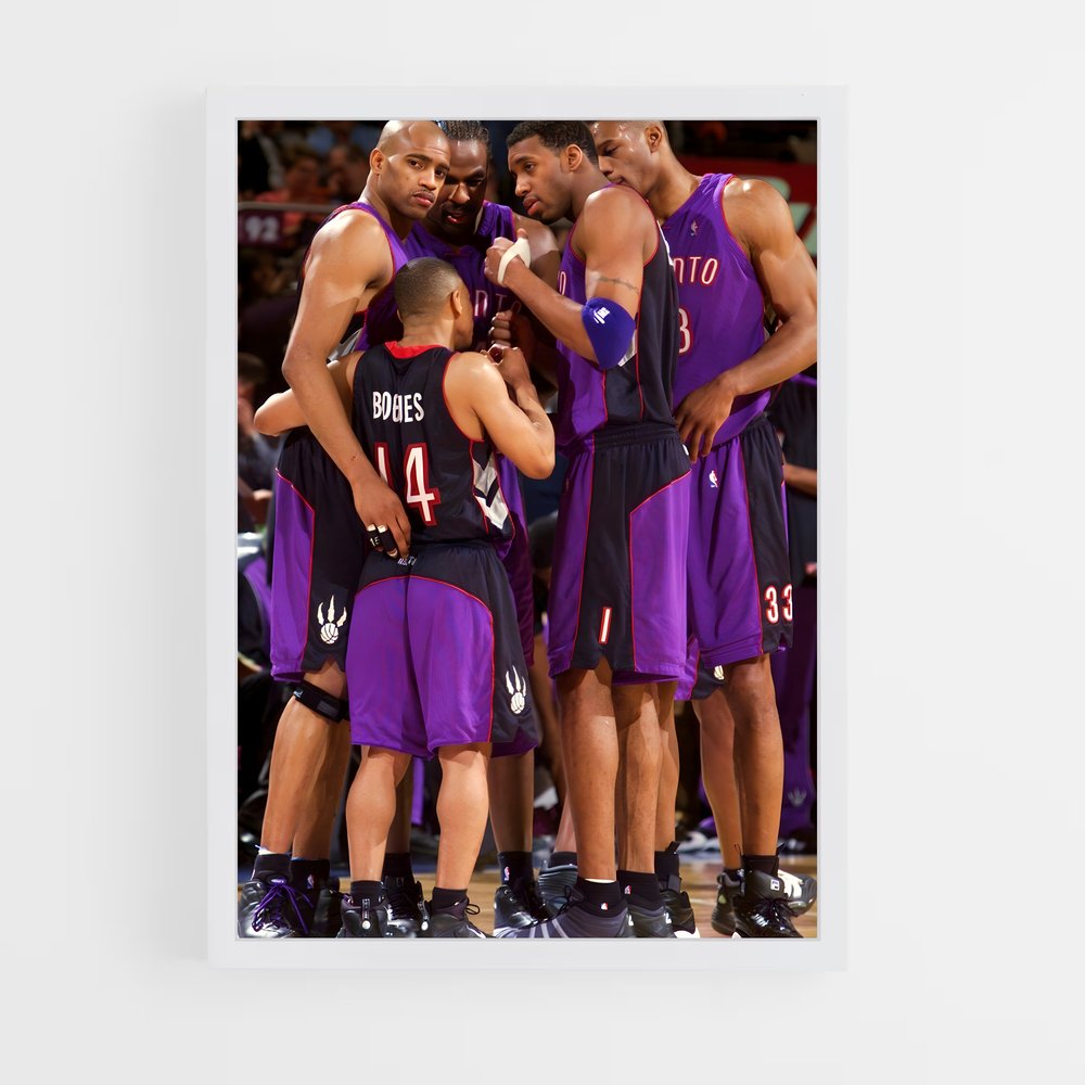 ap-toronto raptors-6 cadre Blanc
