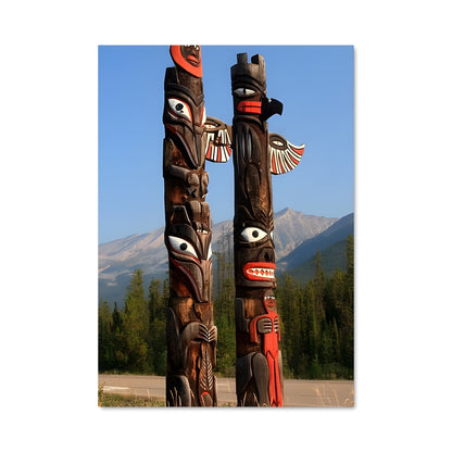 Poster Totem Majestueux