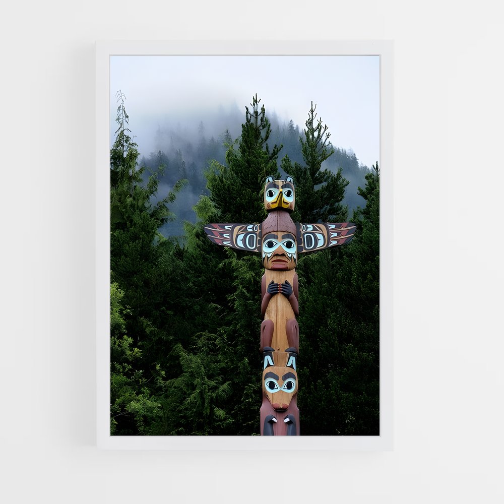 ap-totem pole-1 cadre Blanc