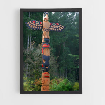 ap-totem pole-4 cadre Noir