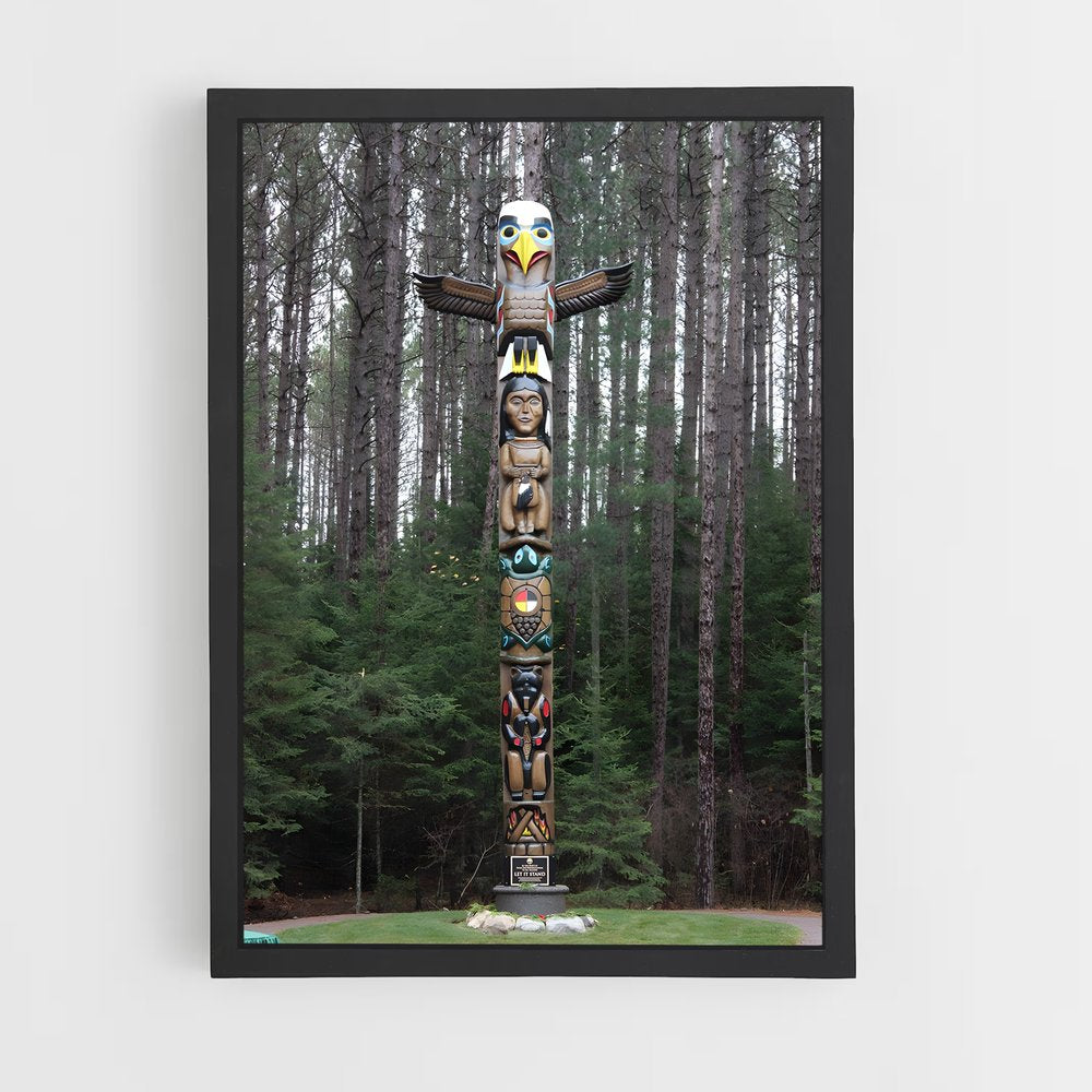 ap-totem pole-7 cadre Noir