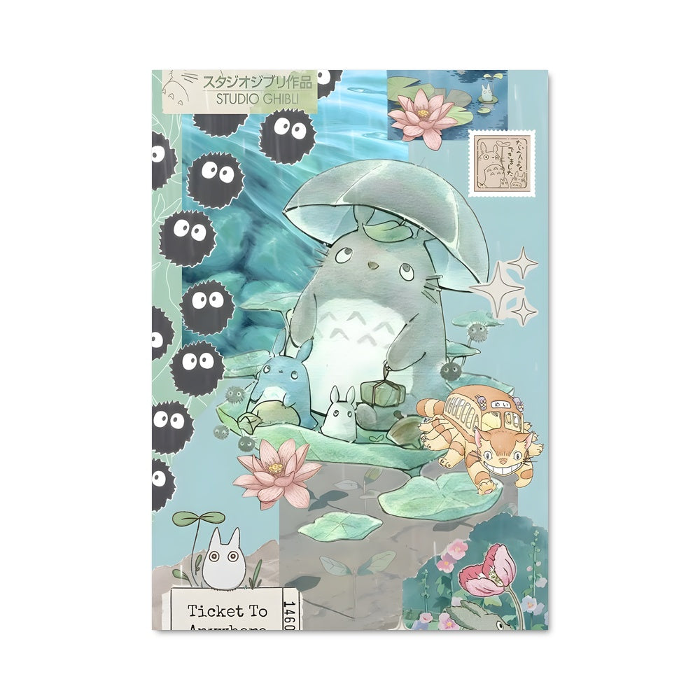 Poster Totoro et l'Amitié Aquatique
