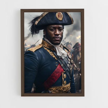 ap-toussaint louverture-2 cadre Bois foncé