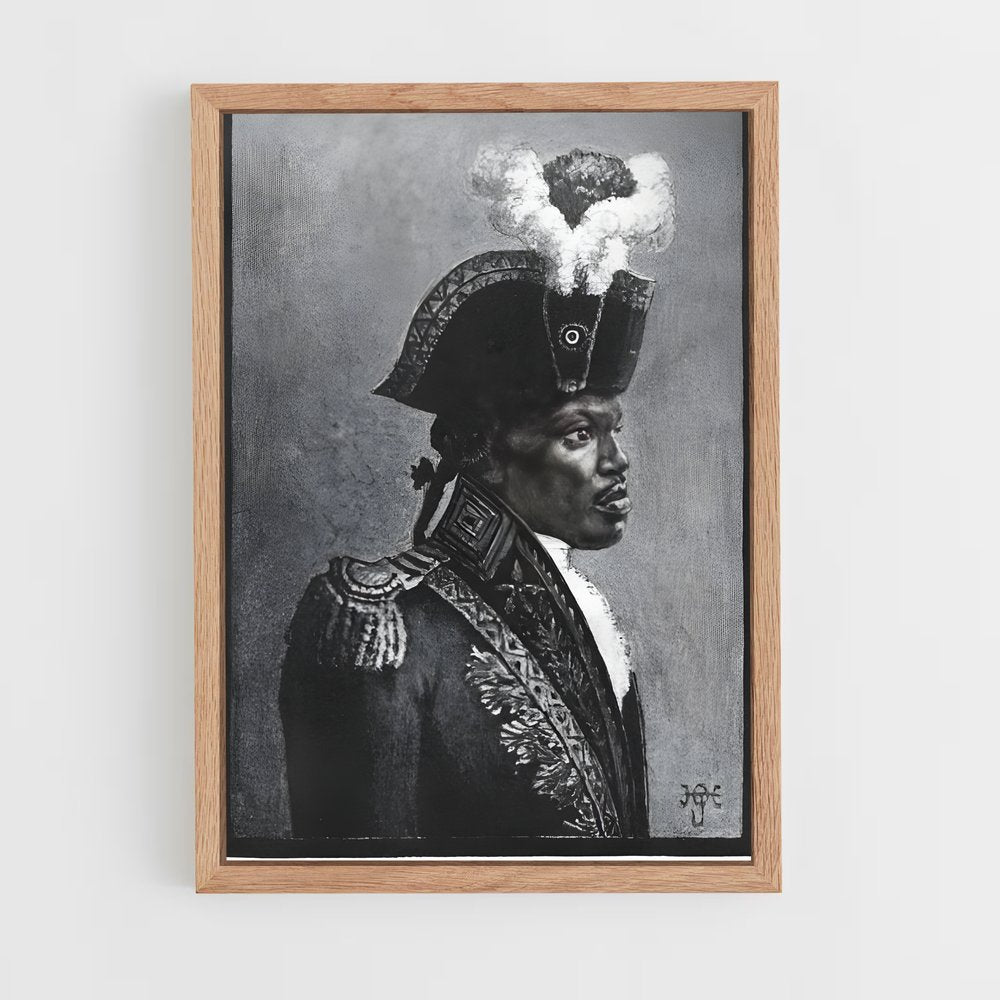 ap-toussaint louverture-3 cadre Bois clair