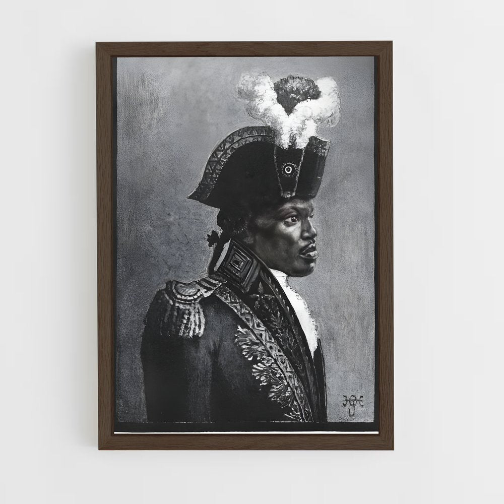 ap-toussaint louverture-3 cadre Bois foncé