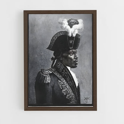ap-toussaint louverture-3 cadre Bois foncé