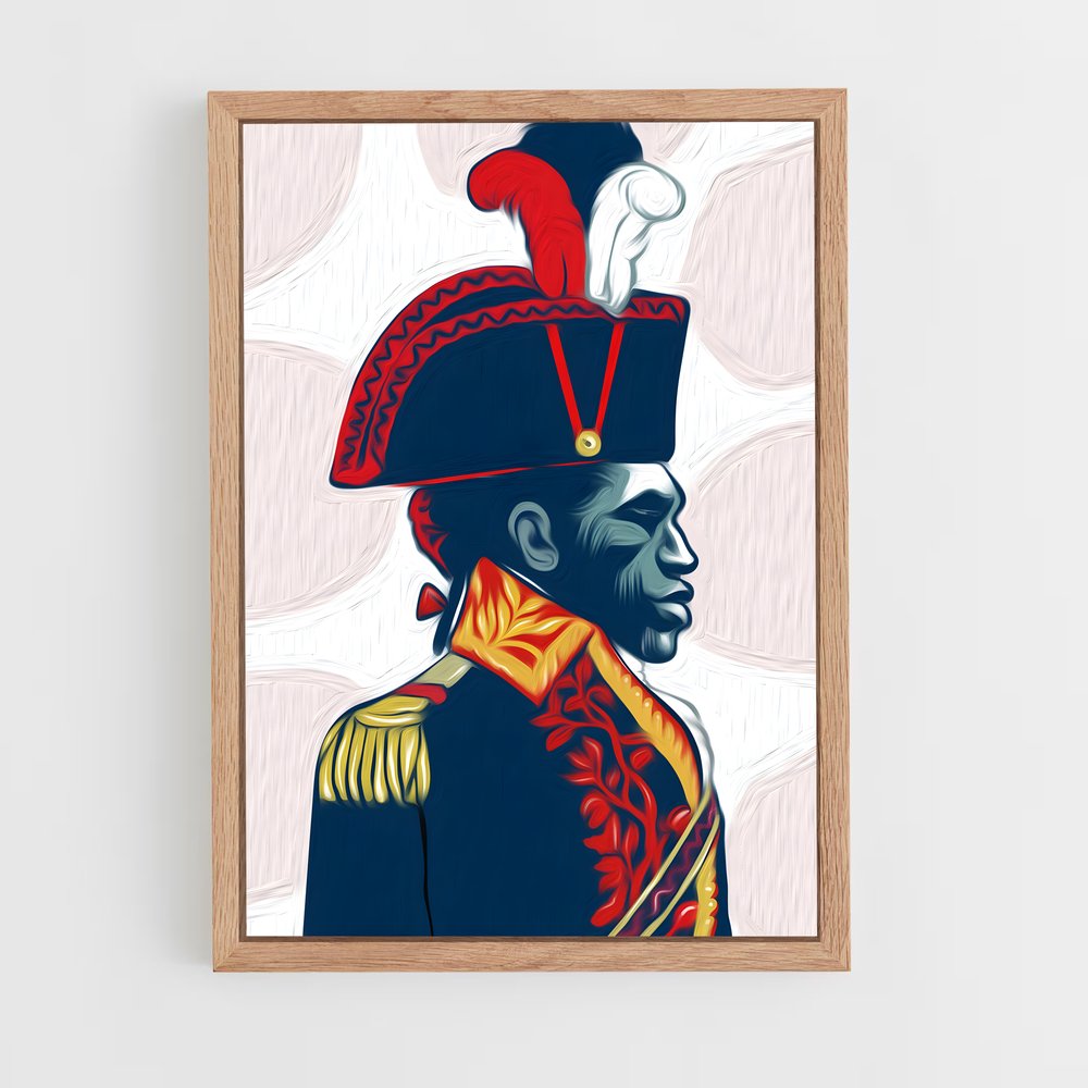 ap-toussaint louverture-6 cadre Bois clair