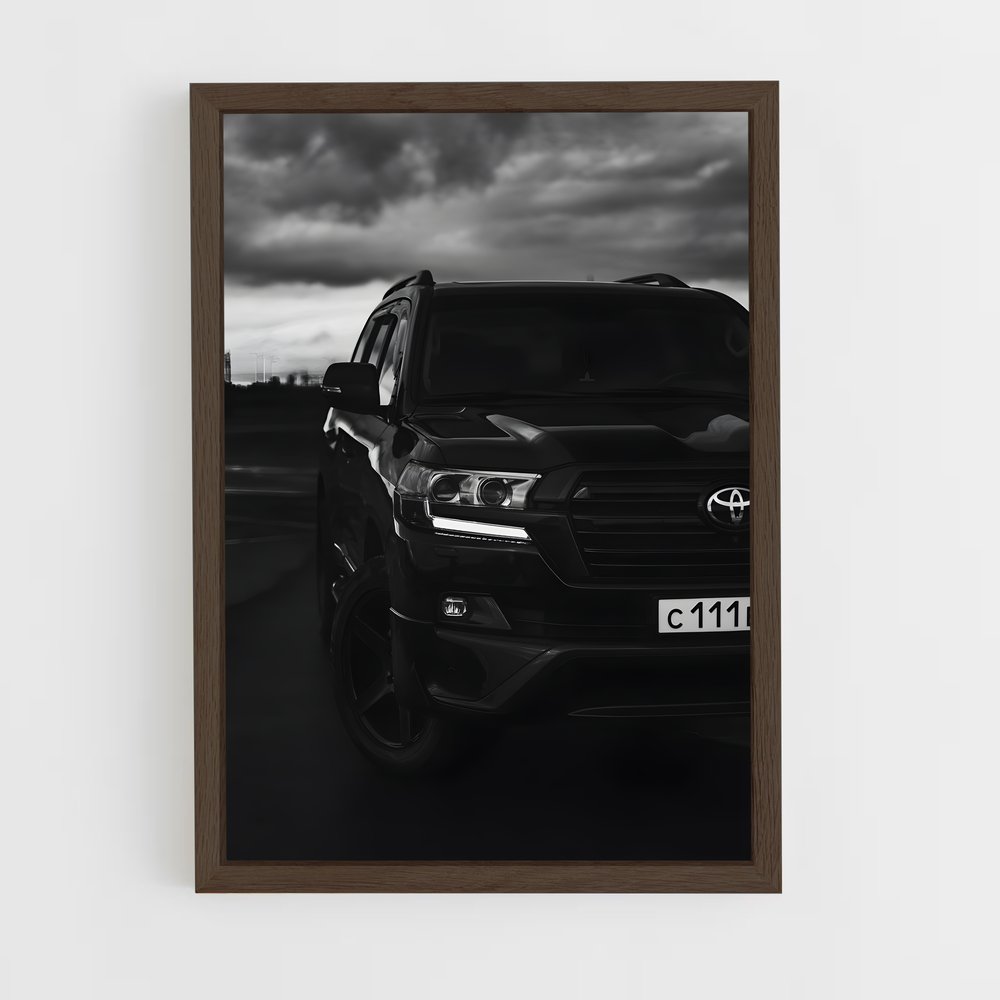 ap-toyota land cruiser-1 cadre Bois foncé