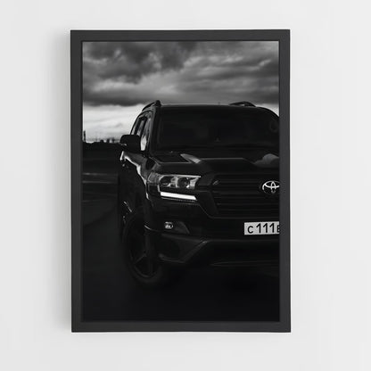 ap-toyota land cruiser-1 cadre Noir