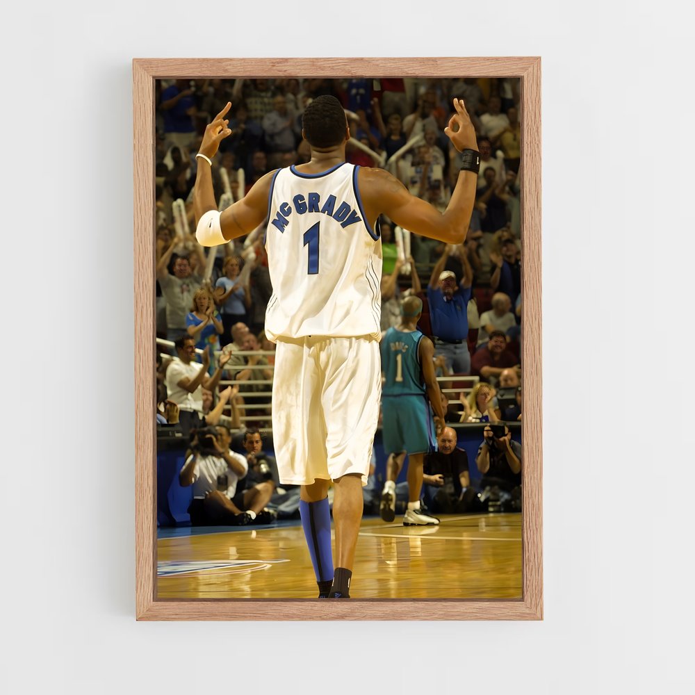 ap-tracy mcgrady-1 cadre Bois clair
