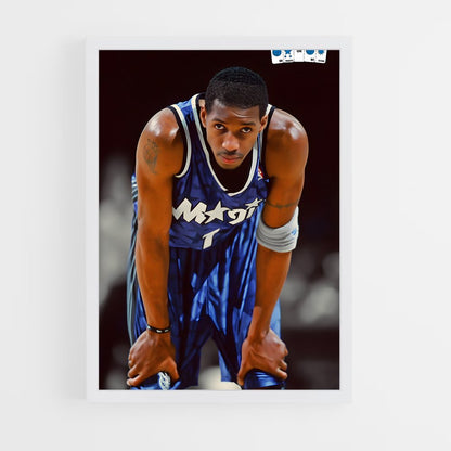 ap-tracy mcgrady-5 cadre Blanc