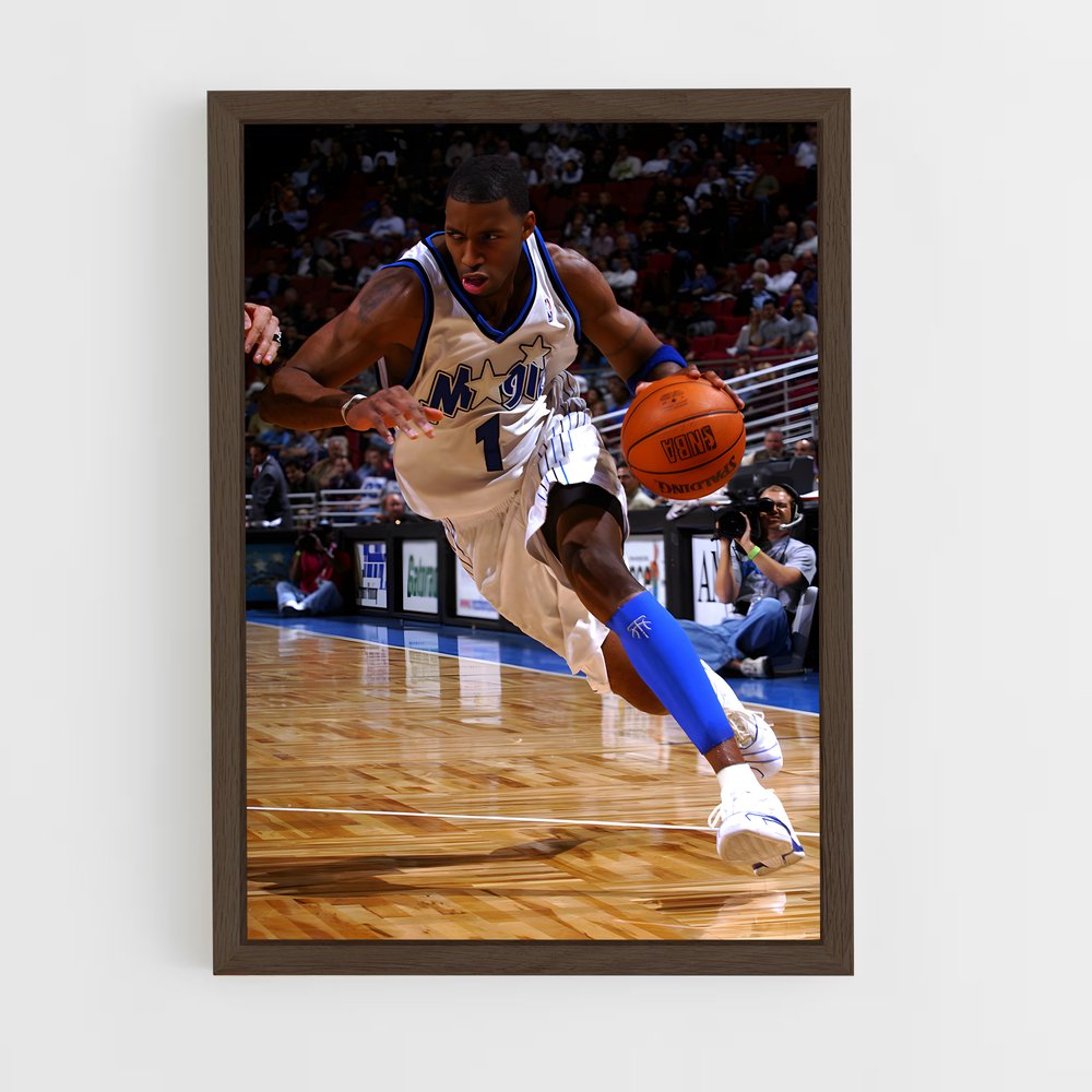 ap-tracy mcgrady-6 cadre Bois foncé