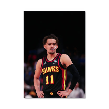 Poster Trae Young en Action
