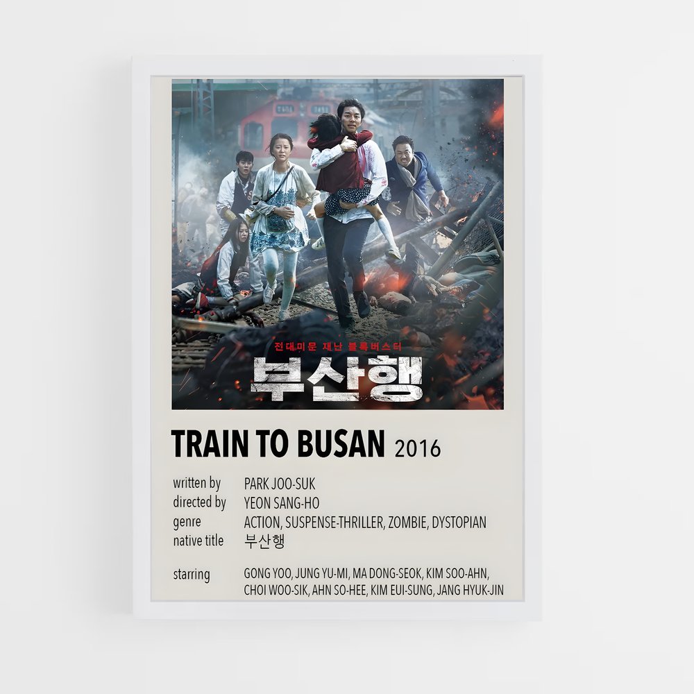 ap-train to busan-2 cadre Blanc