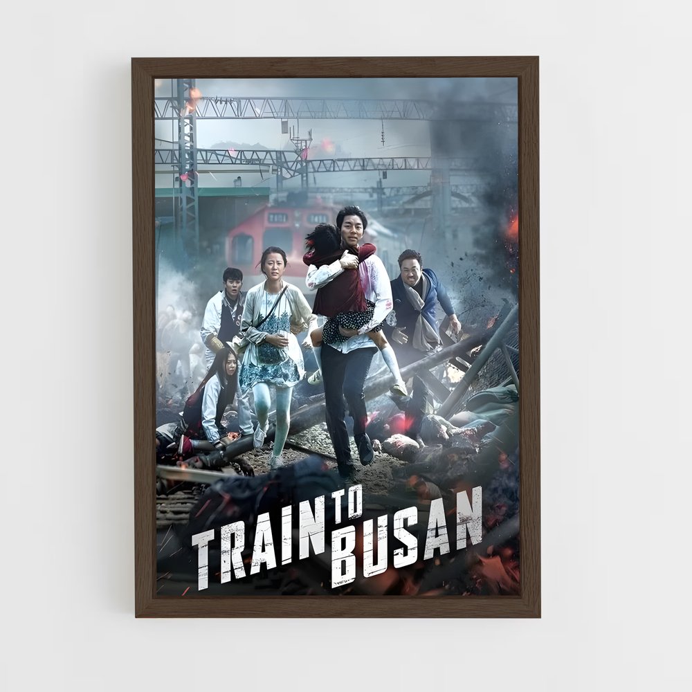 ap-train to busan-4 cadre Bois foncé