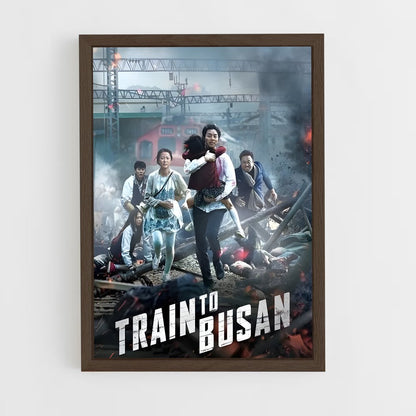 ap-train to busan-4 cadre Bois foncé