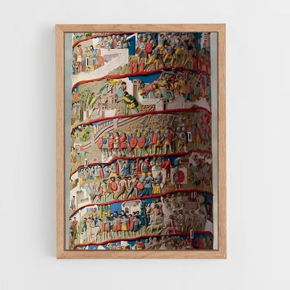 ap-trajan column reliefs-2 cadre Bois clair