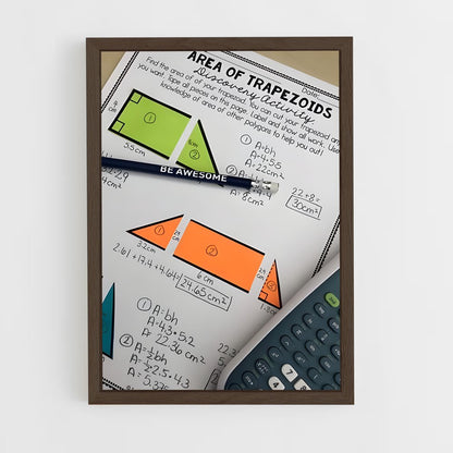 ap-trapezoid-1 cadre Bois foncé