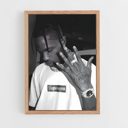 ap-travis scott-1 cadre Bois clair