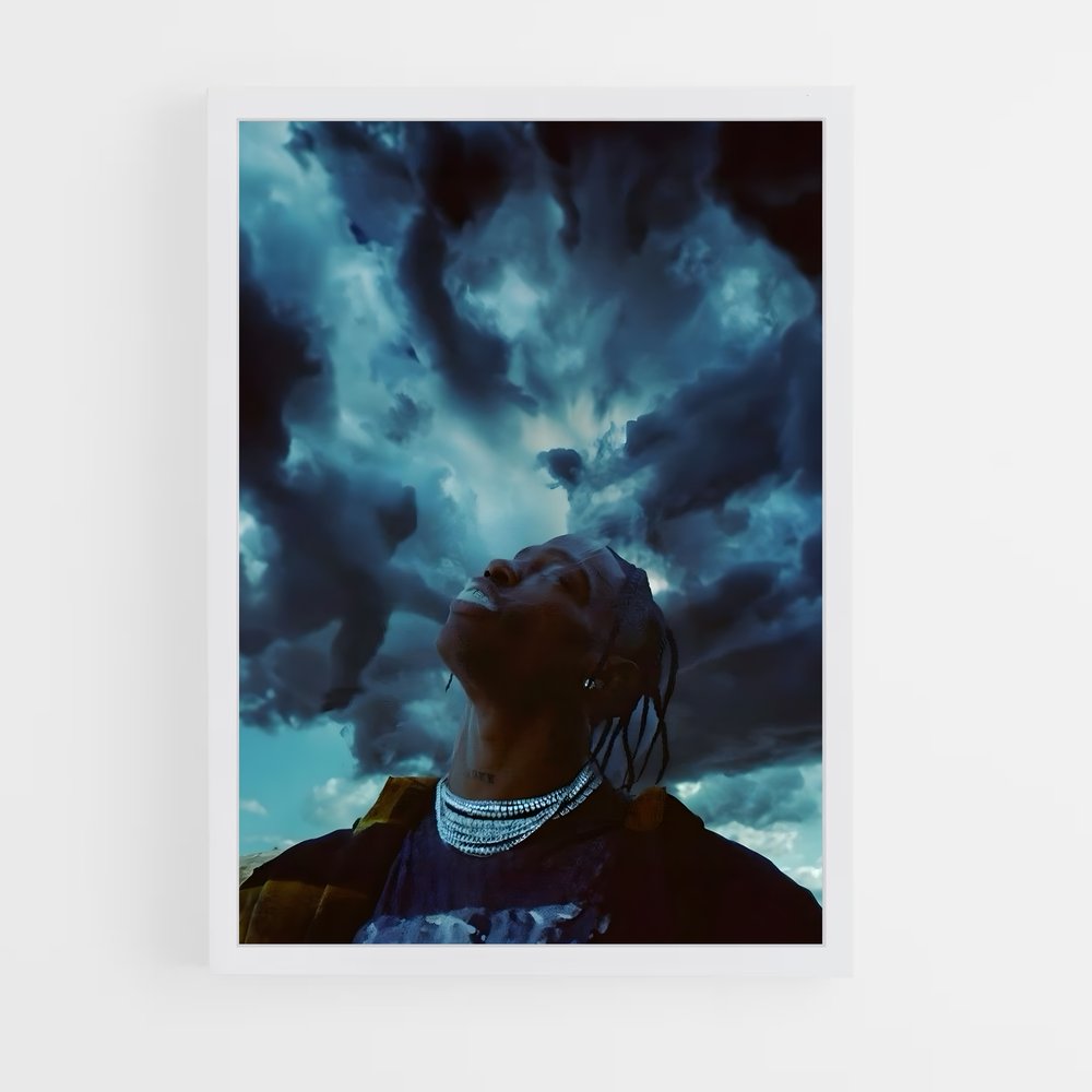 ap-travis scott-10 cadre Blanc