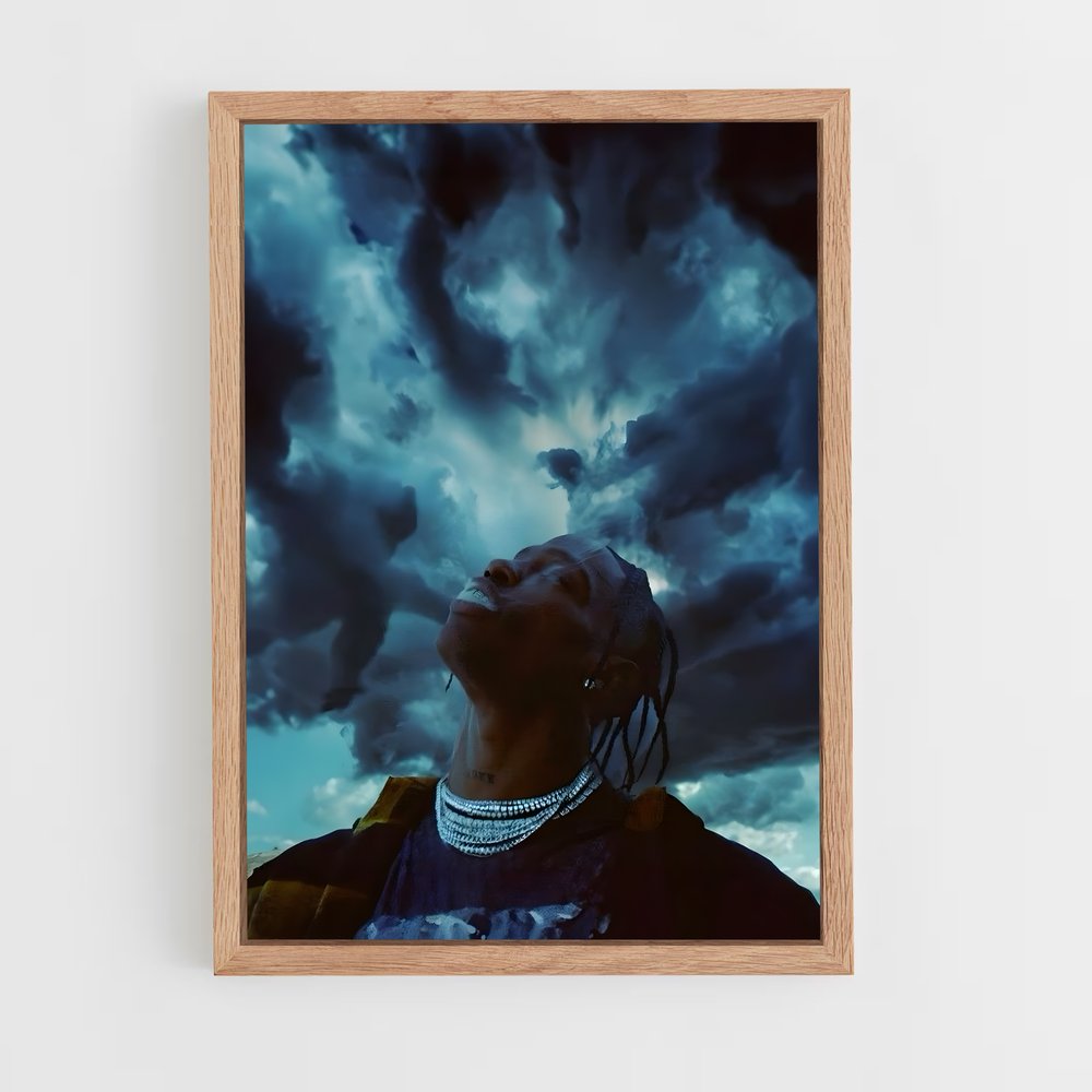 ap-travis scott-10 cadre Bois clair