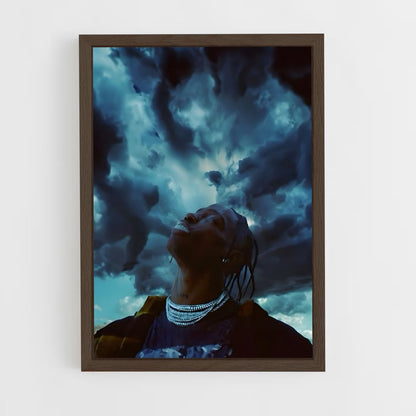 ap-travis scott-10 cadre Bois foncé