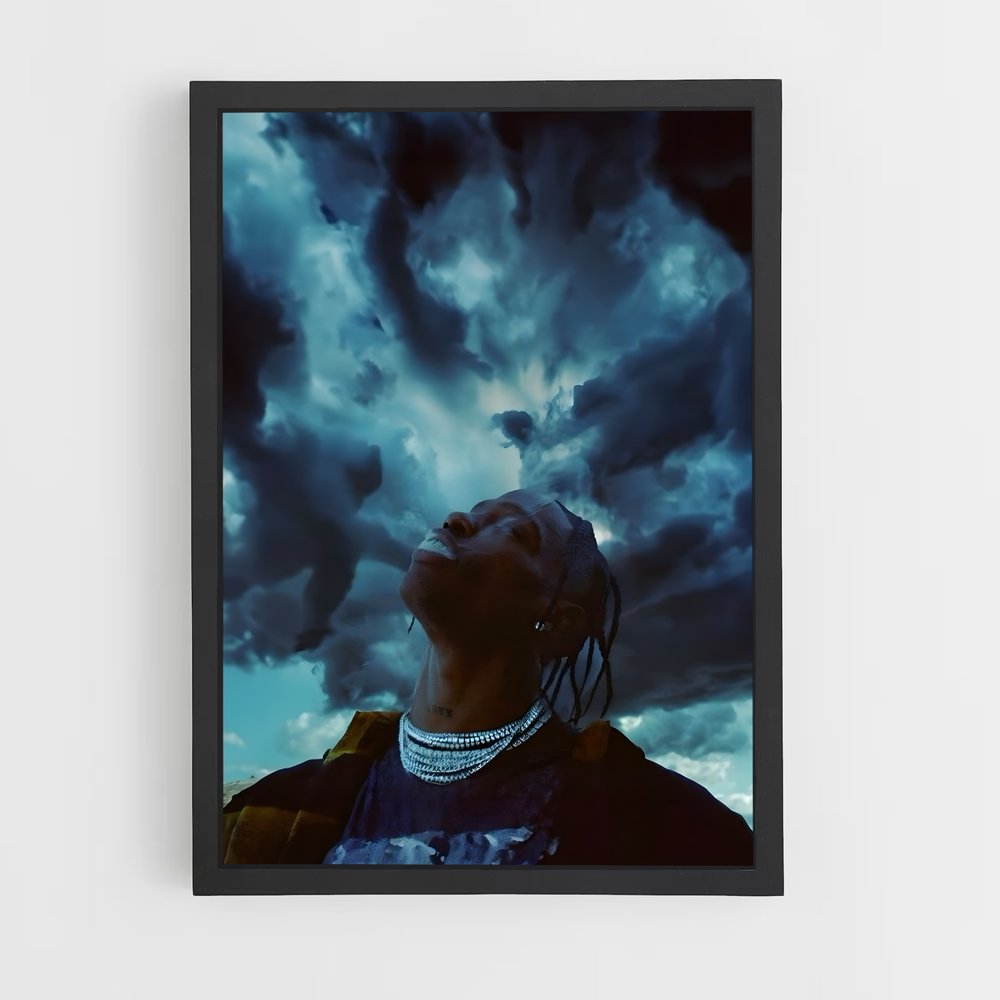 ap-travis scott-10 cadre Noir