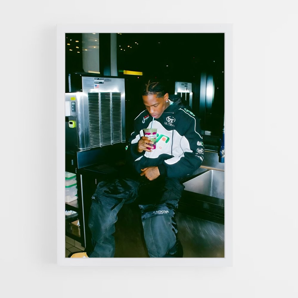 ap-travis scott-12 cadre Blanc