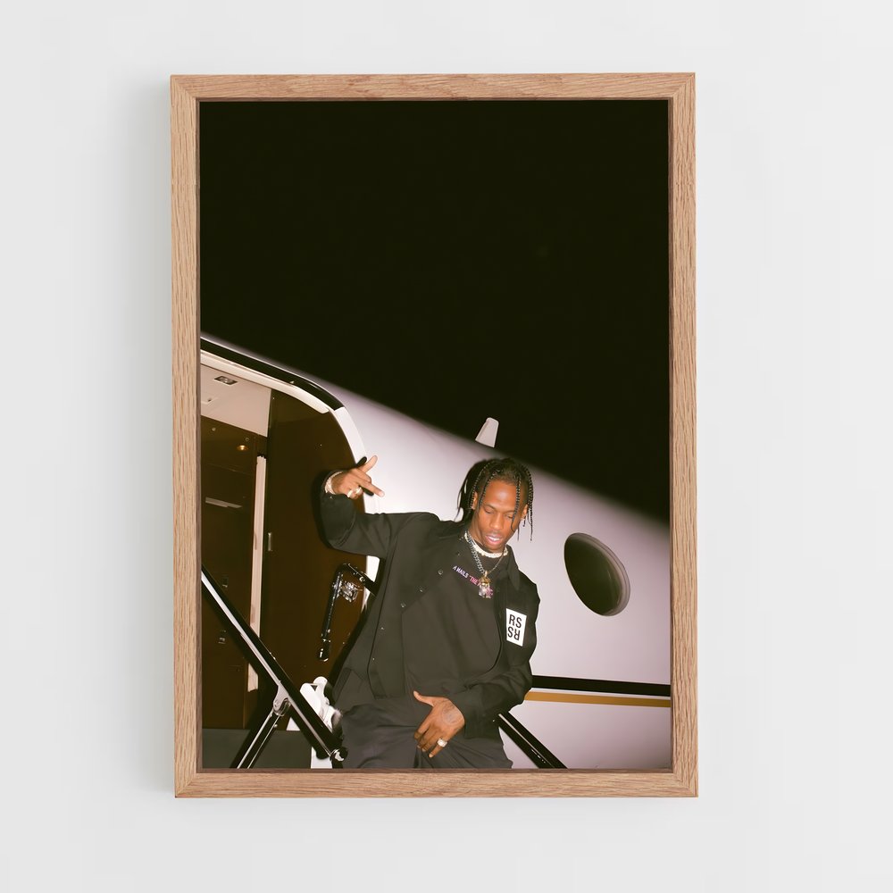 ap-travis scott-4 cadre Bois clair