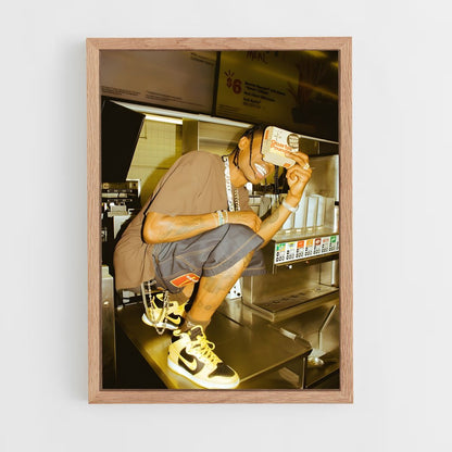 ap-travis scott-6 cadre Bois clair