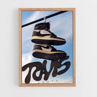 ap-travis scott-7 cadre Bois clair