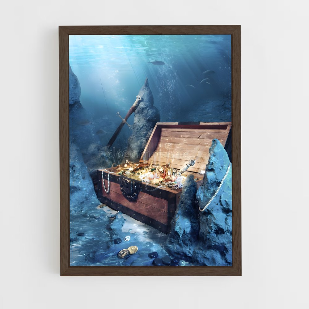 ap-treasure chest-1 cadre Bois foncé