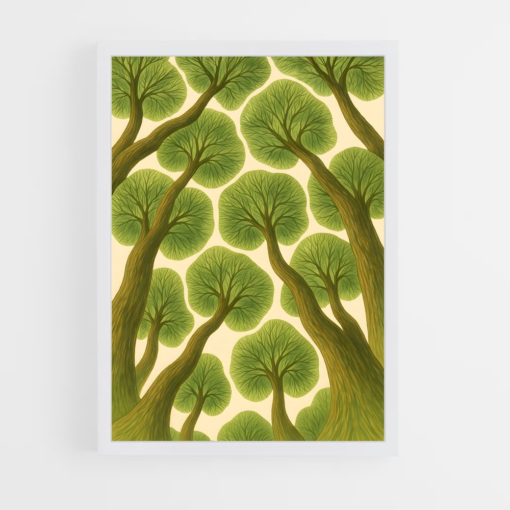 ap-tree canopy-2 cadre Blanc