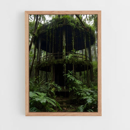 ap-tree canopy-6 cadre Bois clair